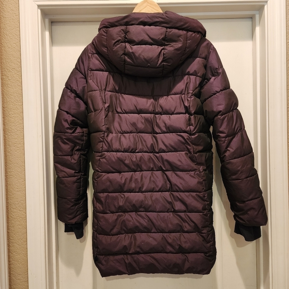 All In Motion Girls Hooded Purple Puffer Jacket Size XL 14/16 - Picture 7 of 16